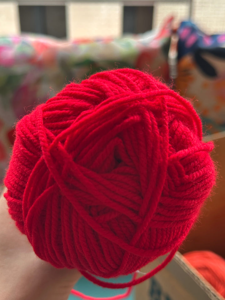 Crochet Yarn - Red shades