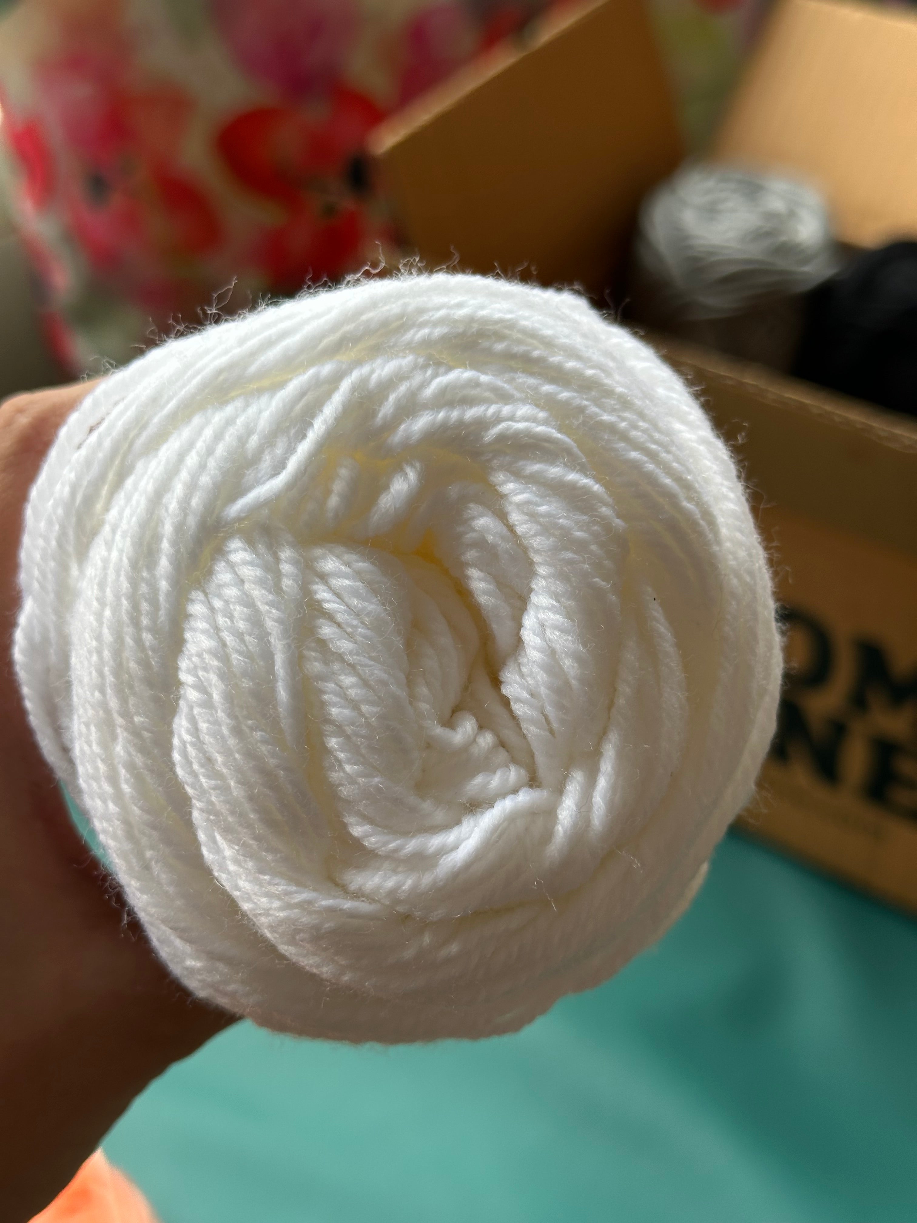 Crochet Yarn - Monochrome colours