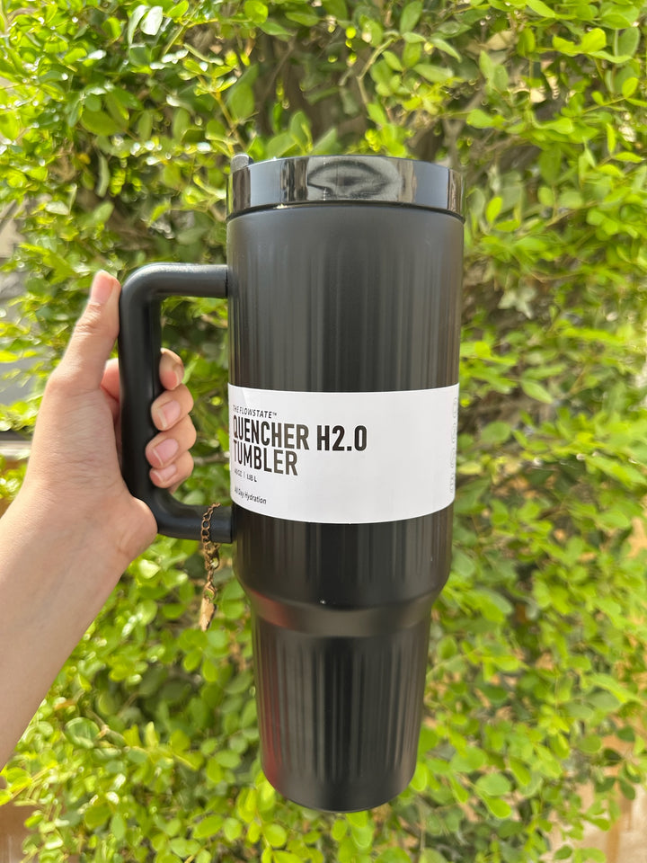 Stanley Quencher H2.0 Flowstate Tumbler - Fluted Black