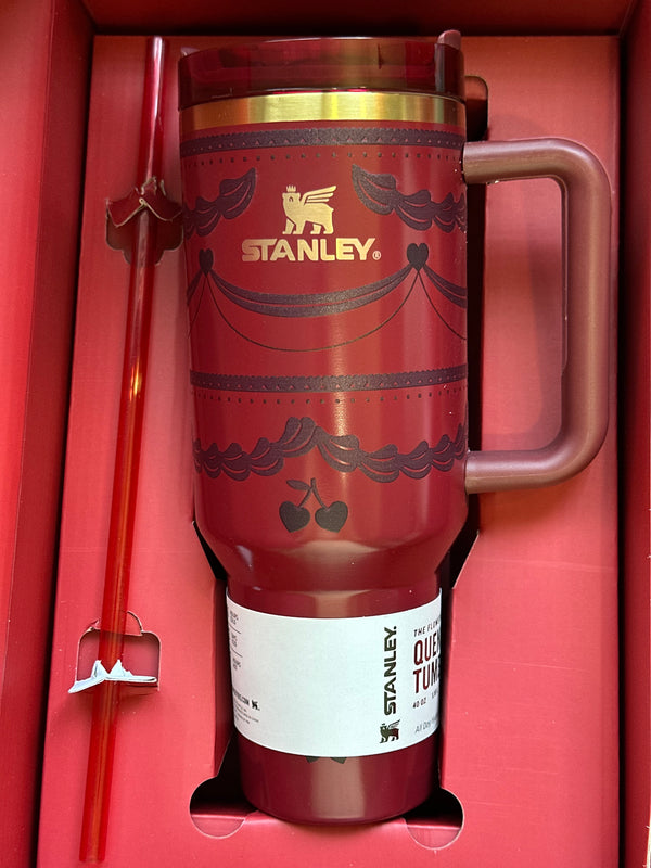 The Valentine’s Day Quencher H2.0 Flowstate Stanley Tumbler | 40 OZ - RED VELVET CAKE