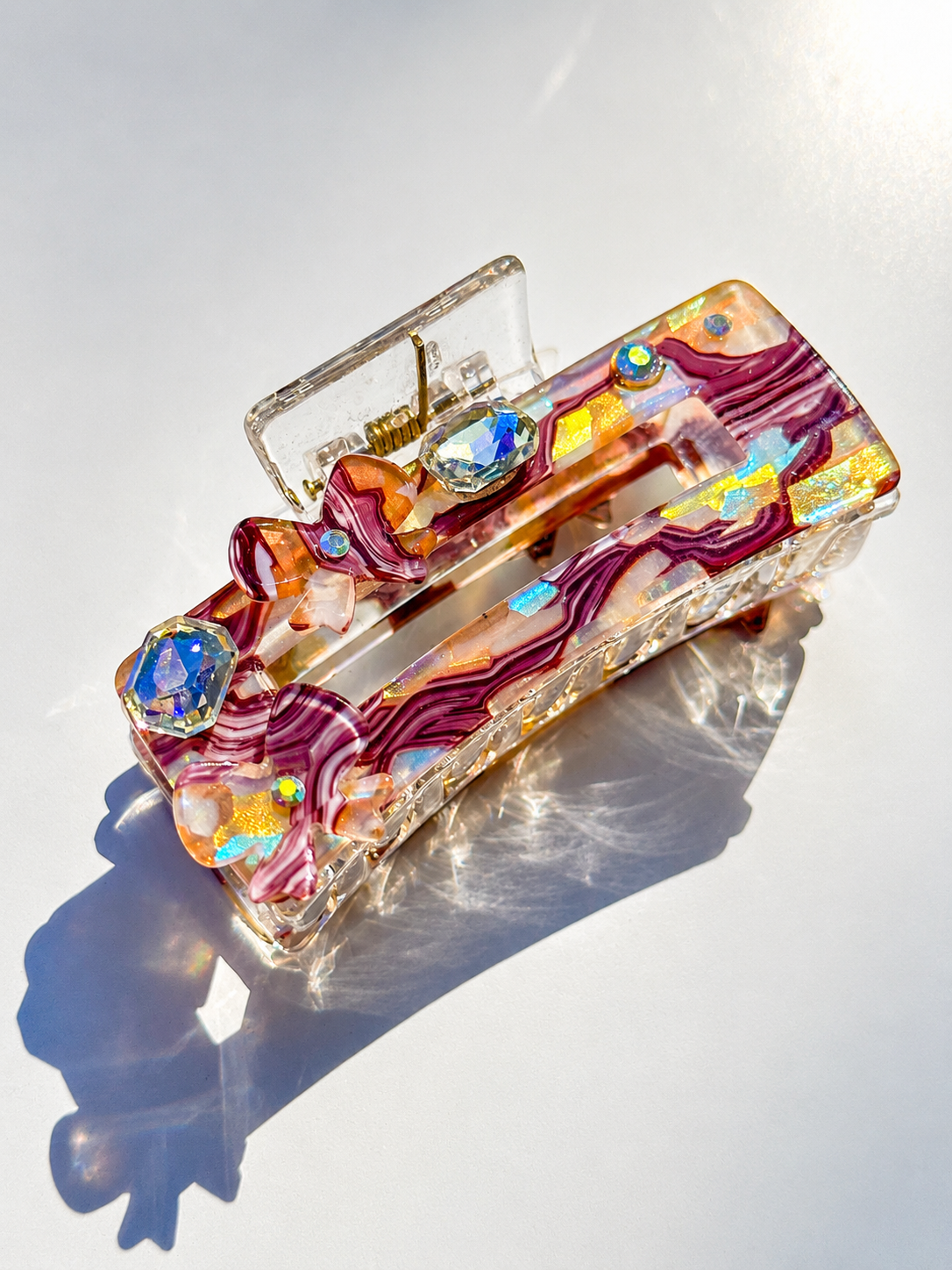 Acrylic claw clip