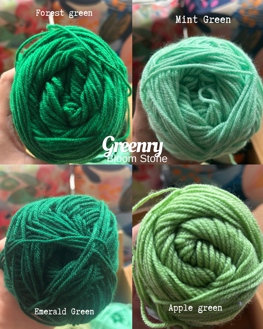 Crochet Yarn - Greenry