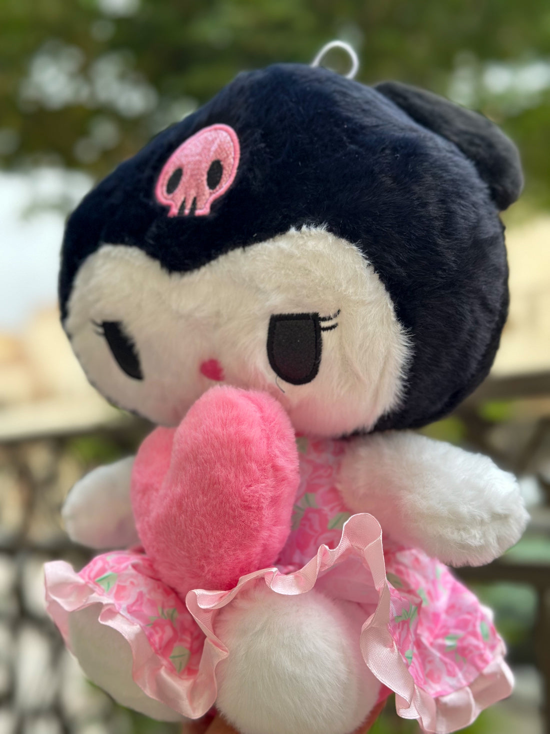 Kuromi love plushie - 35 CM