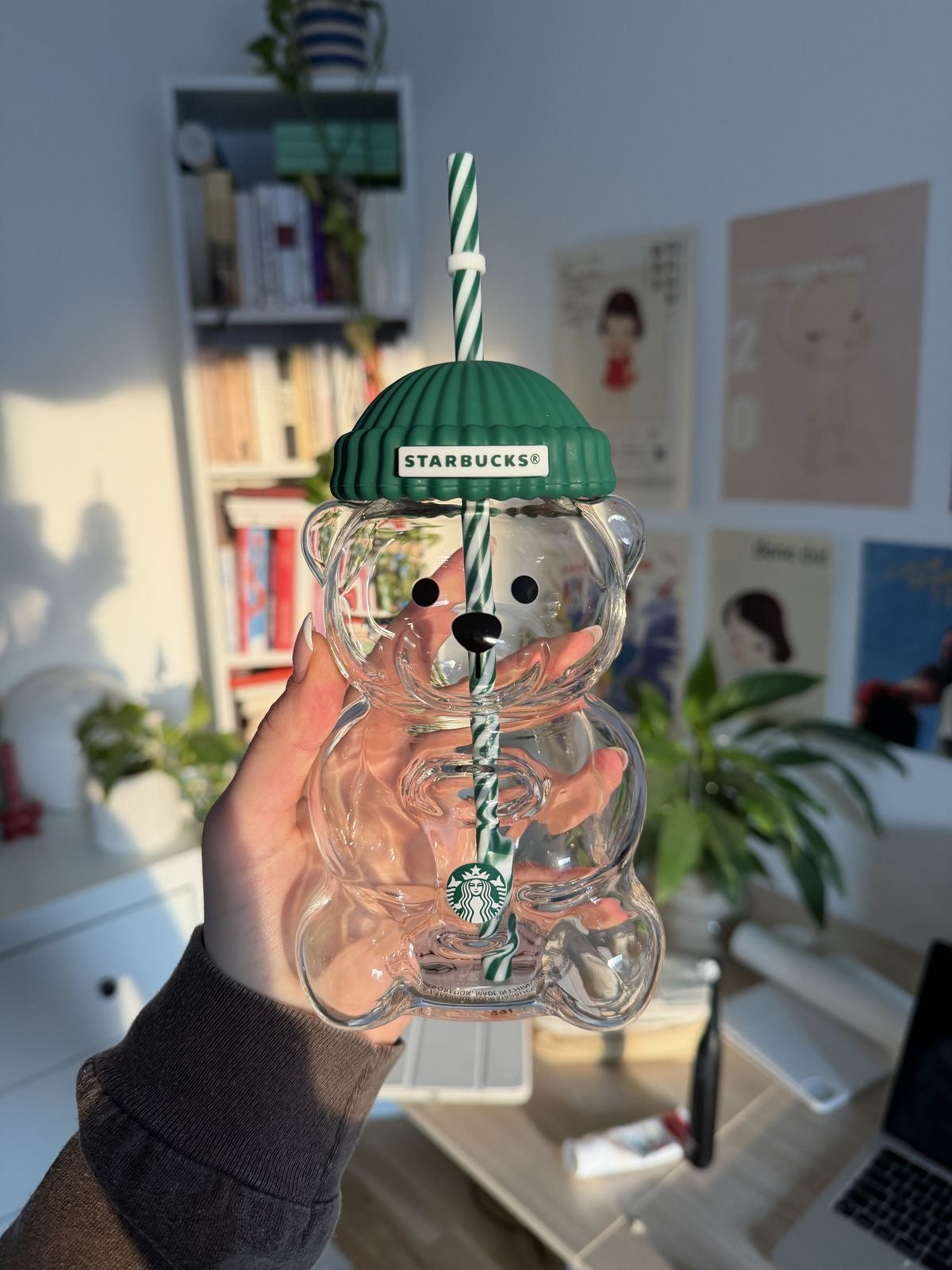 Starbucks bearista glass cup