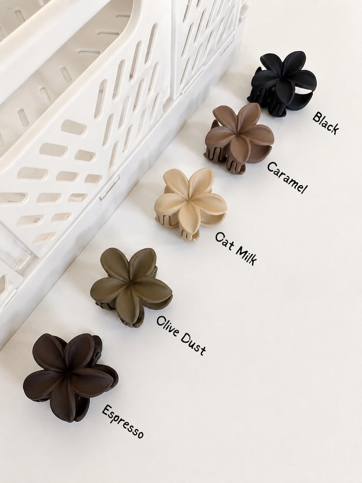 Mocha Mini Claw Clips