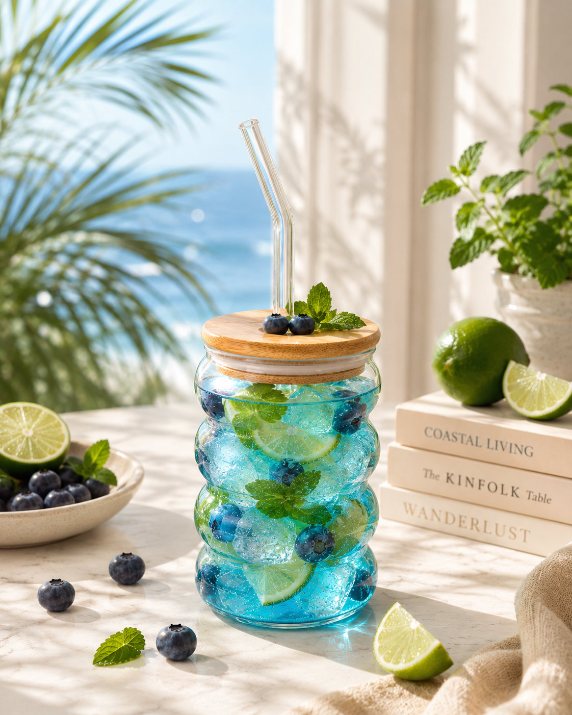 Summer Bubble Glass