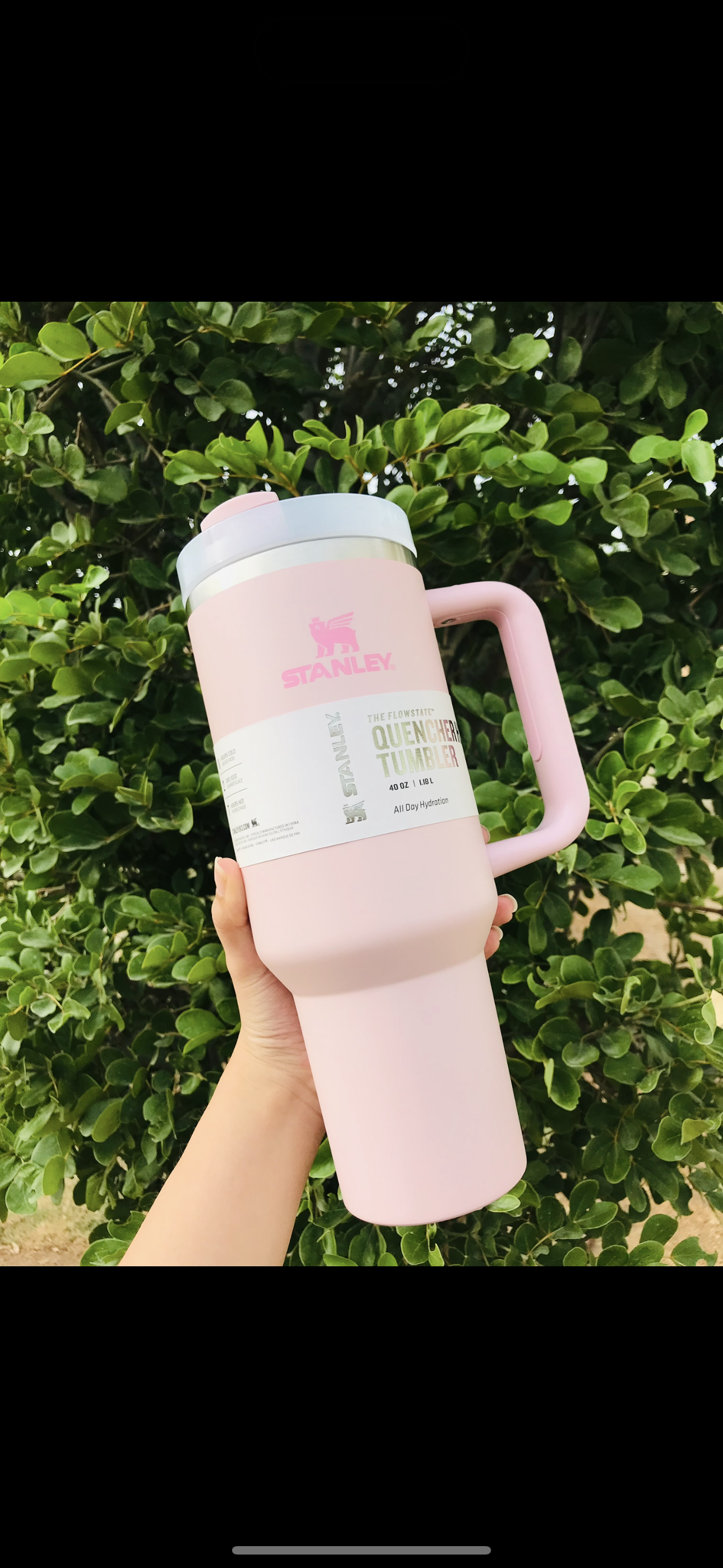 Stanley Quencher H2.0 Flowstate Tumbler -Cherry Blossom 40 oz