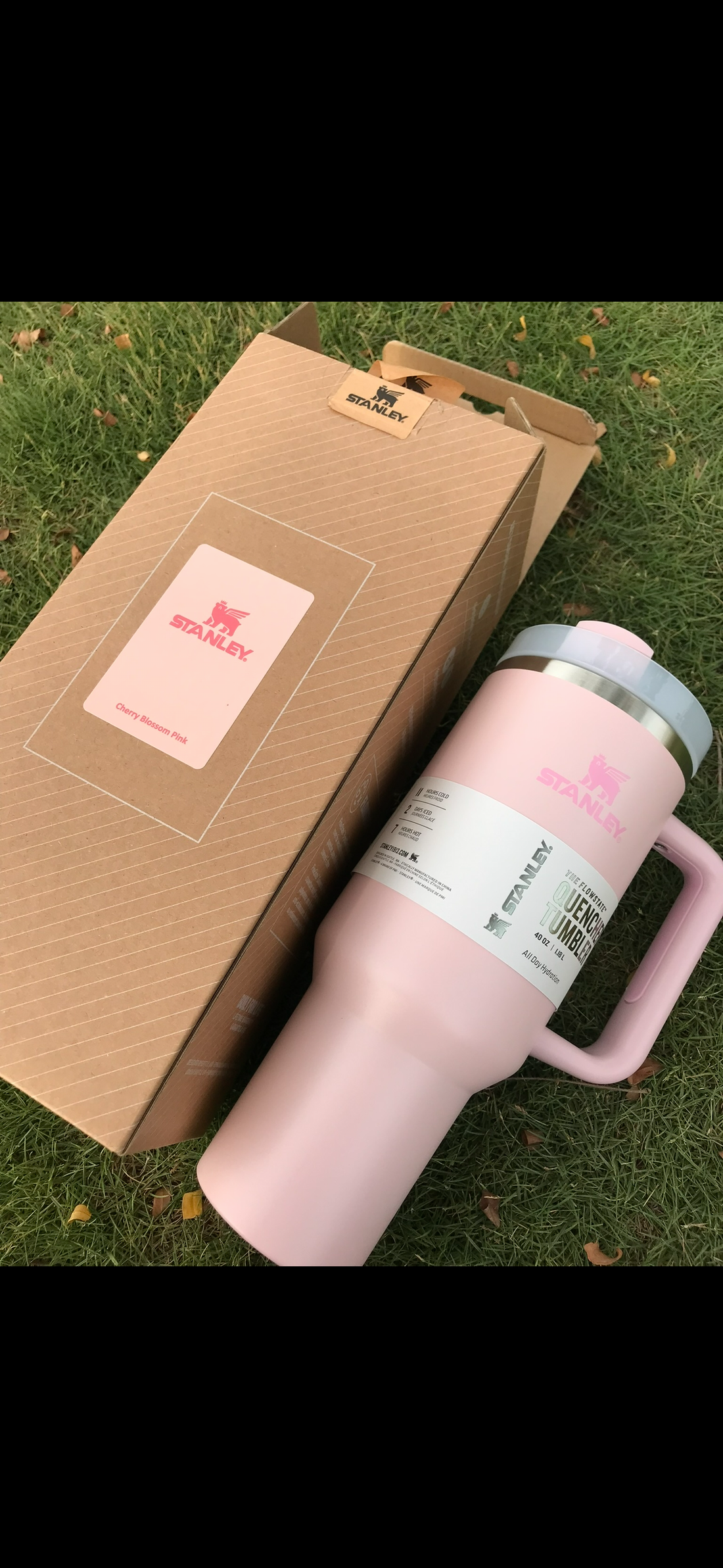 Stanley Quencher H2.0 Flowstate Tumbler -Cherry Blossom 40 oz