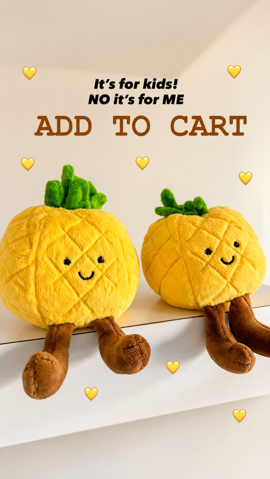 Jelly Cat Inspired Fruit Plushie - 15 cm