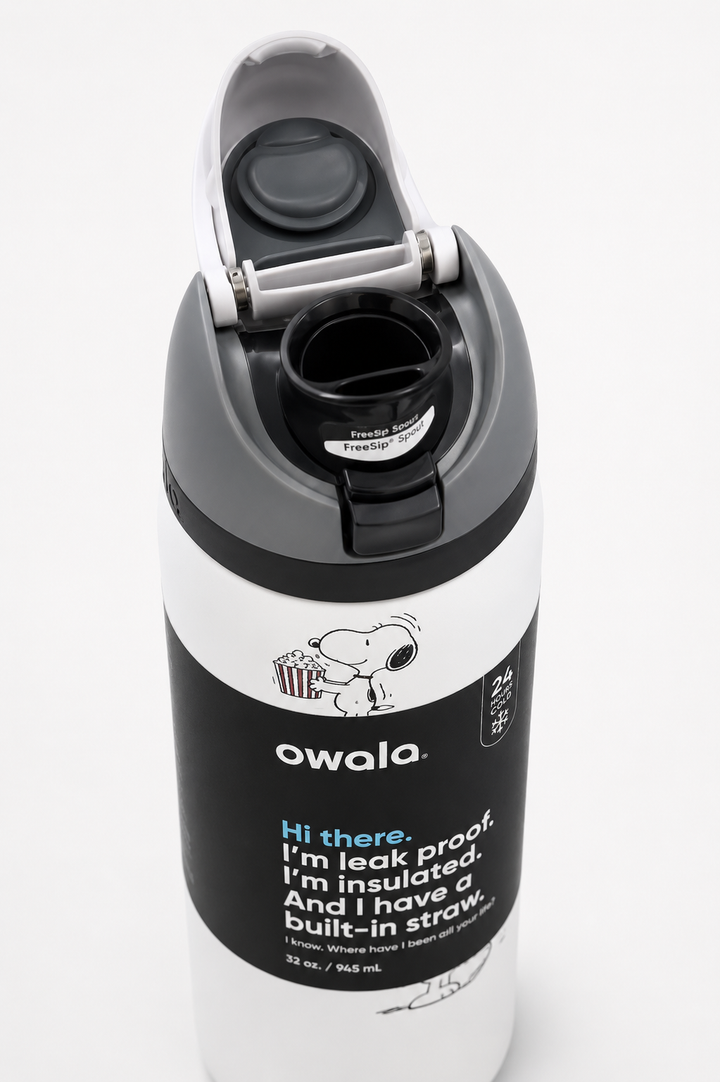 Snoopy Owala FreeSip Bottle - 32 oz