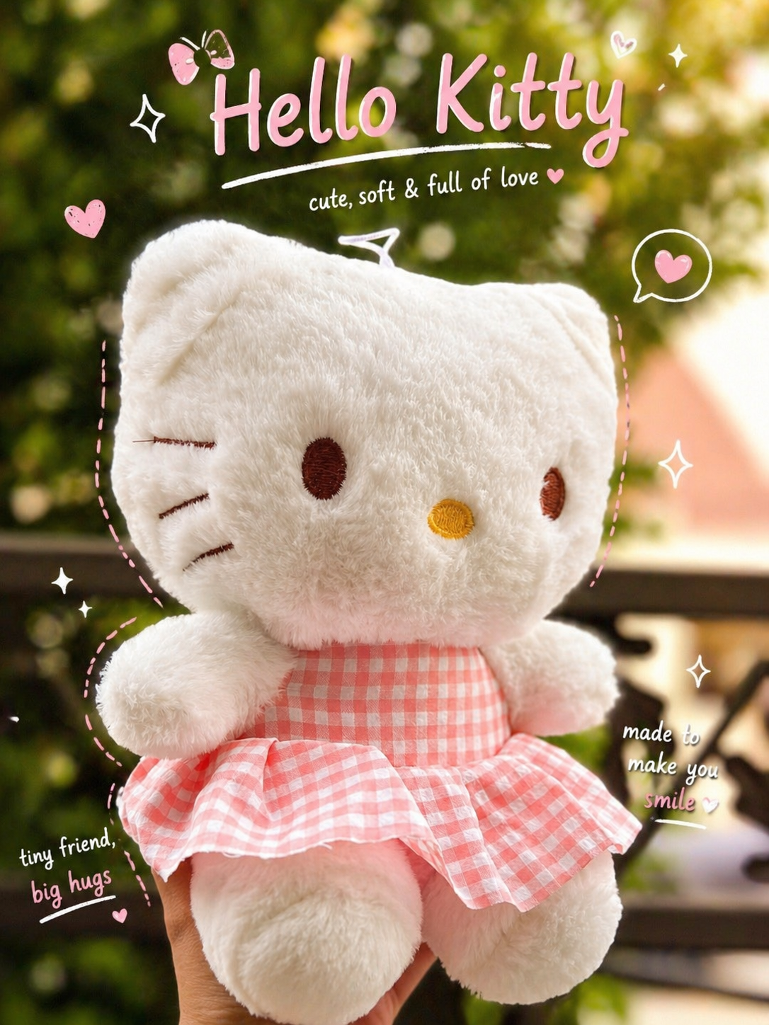 Hello Kitty Plushie - 25 CM