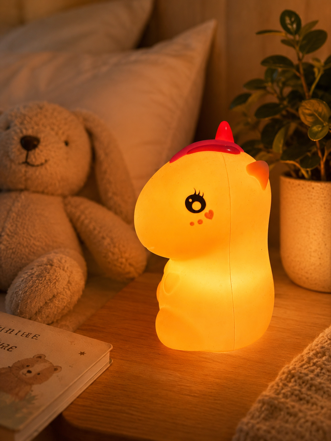 Lovely Horse Silicone Led Night Lamp